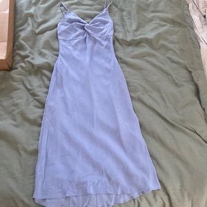 Abercrombie twist front slip mini dress